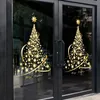 Wall Stickers 1Pack Christmas Tree Window Clings for Glass Xmas Decals Home Decorations Holiday Decoration Party 231101