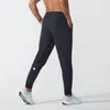 Lulu Pant Jogger para hombre Pantalones largos Deporte Secado rápido Cordón Gimnasio Bolsillos Pantalones deportivos Hombre Pantalones Hombre Casual Cintura elástica fitness 201