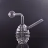 Gros verre Bong Pipe à eau ronde Grenade Fab Egg Hookah huile Dab Rigs Bubbler Pipe à fumer avec tuyau de brûleur à mazout Downstem Dhl gratuit