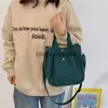 Shoulder Bags Casual Canvas Bag Sout Korean Style and Bag Women's High Quality Canvas Soulder Cross Body Bag Handbag Soaper Walletblieberryeyes