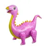 Nowy Rok 3D dinozaur balony zielone stojące Dragon Decoration