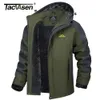 Mens Down Parkas TACVASEN Winter Thicken Fleece Jackets Waterproof Hiking Skiing Coats Mountain Trekking Windbreaker Outwear Males Outdoor 231101