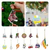 Decorative Figurines Christmas Hanging Decorations Sports Commemorative Acrylic Football Fans Gifts Door Window Wall Tree Drop Ornament 2G