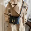Sacos de ombro Fasion Pequeno PU Leater Bucket Bag Adequado para Marcas de Designer Feminino Soulder Crossbody Bag 2023 Trend Stylisheendibags