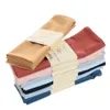 Lot de 12 serviettes de table en coton durable, 30 x 45 cm, tissu durable, couleur uniforme réutilisable pour la cuisine, la salle à manger, Pâques, décoration de mariage 231101