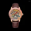 Montres-bracelets Kylin Hollow-out Full-automatic Carduto Flywheel Sapphire Mechanical Watch Oriental Mysterious Power