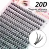 Falsche Wimpern, 280 Stück, einzelne Wimpern-Cluster, DIY-Wimpern-Cluster, 10D, 20D, 30D, 40D, D-Locke, 916 mm, 231101