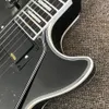 Custom Shop, hergestellt in China, hochwertige E-Gitarre, Bundbindung, schwarzer Tonabnehmer, schwarze Hardware, kostenloser Versand