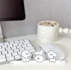 Gift Wrap Korean Ins Cute Simple White Bear Style Goo Card Stickers DIY Scrapbooking Mobile Phone Tablet Diary Decoration