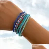 Chaîne Lien Chaîne Ingemark Boho Mix Couleur Graine Perle Bracelet Ensemble Pour Femmes Pseras Strand Bracelets De Charme Bracelets Poignet Main A Dhgarden Dhbzr