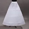 Kobietowa odzież sutowa Kobiety 3 HOOPS A-Linia Petticoat Regulowany sznurkarzka ślubna Bridal Ball Wedding Sukni