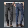 Herrenhosen 2023 Six-Pocket-Jeans Bequeme Cargo-Jeans für Herren Trendige Marke Gerade Jugendarbeitshose Slim Fit Herrenhose mit großer Tasche J231102