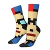 Chaussettes pour hommes drôle heureux CryptoPunk Vintage Harajuku NTF jeton Non fongible Hip Hop nouveauté sans couture équipage fou chaussette cadeau imprimé