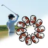 Andere golfproducten 10 stuks Golf Iron Covers Set Golfkoffer PU lederen hoes Wrap Sokken Golfclub hoofdhoezen voor Club Display Dames Heren Oefening 231101