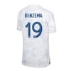 Qqq8 2022–2023 Benzema Mbappe Fußballtrikots Spielerversion Griezmann Pogba 22/23 Französische Coupe Du Monde Nationalmannschaft Francia Giroud Fans