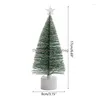 Christmas Decorations Christmas Decorations 17Cm Led Mini Tree With Mticolor String Lights Drop Delivery Home Garden Festive Party Sup Dh4Tn