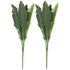 Decoratieve bloemen 2 stks kunstmatige sansevieria versieringen levensechte slang nep po rekwisieten