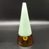 2023 Heady Bong Bongs de vidrio Mini Cute Girly Bong Cream Green Multicolor 14.4mm Male Joint Handmade Bubbler Water pipe
