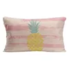 Pillow Cotton Linen Summer Bright Poster With Pineapple Throw Case Decorative Cover Pillowcase Customize Gift For Sofa /Decor