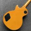 Custom Shop, hergestellt in China, hochwertige E-Gitarre, gelbe Gitarre, Palisander-Griffbrett, goldene Hardware, kostenlose Lieferung