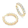 Stud Iogou Hoops 100 925 Sterling Silver Real M Brinco Espumante Jóias Presentes Gra Certificado 14K Banhado A Ouro 231101