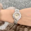 Montre de luxe Babysbreath Diamond Watch 26x7.8mm Mouvement à quartz suisse Boîtier en acier Bracelet en caoutchouc Montres pour femmes Montres-bracelets étanches