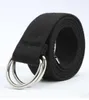 Hot Casual Unisex Canvas Fabric Belt Rand Ring Buckle Weing midjeband Casual Jeans Belt 5 Colors Cinturones HOMBRE8963223