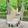 Camp Furniture Tassel Garden Hammock Chair Deluxe Hanging Swing For Outdoor Indoor Patio Porch Decor