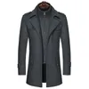 Men's Wool Blends Men Winter Jackets Cashmere Overcoats Trench Coats High Quality Male Business Casual 231102