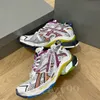 Кроссовки Runner 7.0, мужские кроссовки в форме граффити, женские туфли на рост, винтажные туфли для папы серого цвета, повседневные дышащие кроссовки на платформе, большой размер 35-46