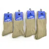 Chaussettes de sport Chaussettes militaires hommes hiver armée Train chaussettes évacuant l'humidité mi-mollet thermique botte de travail sport randonnée Trekking chaussettes 5 paires/pack 231102