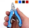 50 Stück Spitzzange Outdoor Multitool Zangen Gezackte Messer Backen Handwerkzeuge Schraubendreher Zangen Messer Multitool Messer Set Survival Gear 5 Farben