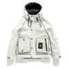 Vinterjacka kvinnor huva mens puffer jacka chaude varm vadderad chaqueta overalls fickskörda jacka