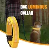 Dog Collars Lighted For Night | 3 Lighting Modes Waterproof Led Rechargeable Collar Walking