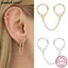 Hoop Earrings Summer Love Fashion Circle Ear Cuff Retractable For Women Gold Huggie Double Piercing Earring Drop