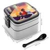 Dinnerware Tree Of Life Double Layer Bento Box Portable Container Pp Material Bumbleby Blake Belladonna Yang Xiao Long Weiss