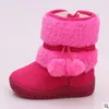 Boots Boots Girls Snow Boots Winter Comfortable Thick Warm Kids Boots Lobbing Ball Thick Children Autumn Cute Boys Boots Princess Shoes 231102
