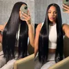 Peruca frontal de renda brasileira remy cabelo osso reto curto perucas humanas pré-arrancadas para mulheres negras