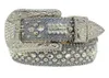 Cintura di alta moda Simon Belts per uomo Donna Cintura con diamanti lucenti Nero su nero Blu bianco multicolore con strass scintillanti come regalo6509240