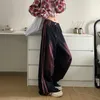 Jeans para mujer Ropa vintage Pantalones de pierna ancha de cintura alta Mujeres Novio para Y2K Ropa de calle holgada de talle bajo