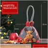 Juldekorationer Juldekorationer Snowman Doll Bag For Decoration Small Eve Apple Box Gifts Children 1pc Drop Delivery Home DHDV6