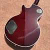 Anpassad butik, tillverkad i Kina, högkvalitativ brun elektrisk gitarr, rosenträ, krom hårdvara, gratis frakt0