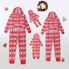 Aile Eşleşen Kıyafetler Noel Pijama Elk Baskı Kostüm Yetişkin Çocuklar Aile Tulum Karnaval Parti Kapşonlu Noel Ebeveyn-Çocuk Ev Mobilyaları Pijama 231101