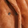 Damen Pelz Kunstpelz Lange Teddybär Gilet Pelzweste Mantel Frauen Winter Warm Übergroße ärmellose Kunstpelzjacke Weste Pelzgefütterter Mantel Outwear Lady 231102