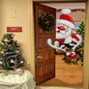 Christmas Decorations Christmas Outdoor Decorations Tapestry Party Background Hanging Carpet Santa Claus Greekn Figure Door Cover Xmas Backdrop Banner 231101