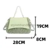 Sacs à bandoulière Seau à large bord Sweetearts Sac vert Décoration Sac d'âme exquis pour femmes Sacs à bandoulière pour femmestylishhandbagsstore