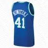 77 Luka Doncic City Basketball Jerseys 11 Kyrie Irving Blue White Green Mens 41 Dirk Nowitzki 2023 2024 Ciry Retro Edition Stirts