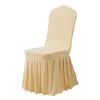 Przewodniczący el festa de casamento cadeira capa elastano estiramento slipcover para restaurane banquete jantar Universal
