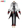 Arlecchino Genshin Impact Kostuum Pruik Anime Game Fatui Cosplay Mantel Hallowween Party Outfits voor Vrouwen Meisjes cosplay