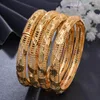 Braccialetto Wando 4 Pz/lotto Braccialetti Dubai Colore Oro Per Le Donne Fortuna BangleBracelet Africa Gioielli Etiope Middlle East Sposa Regalo